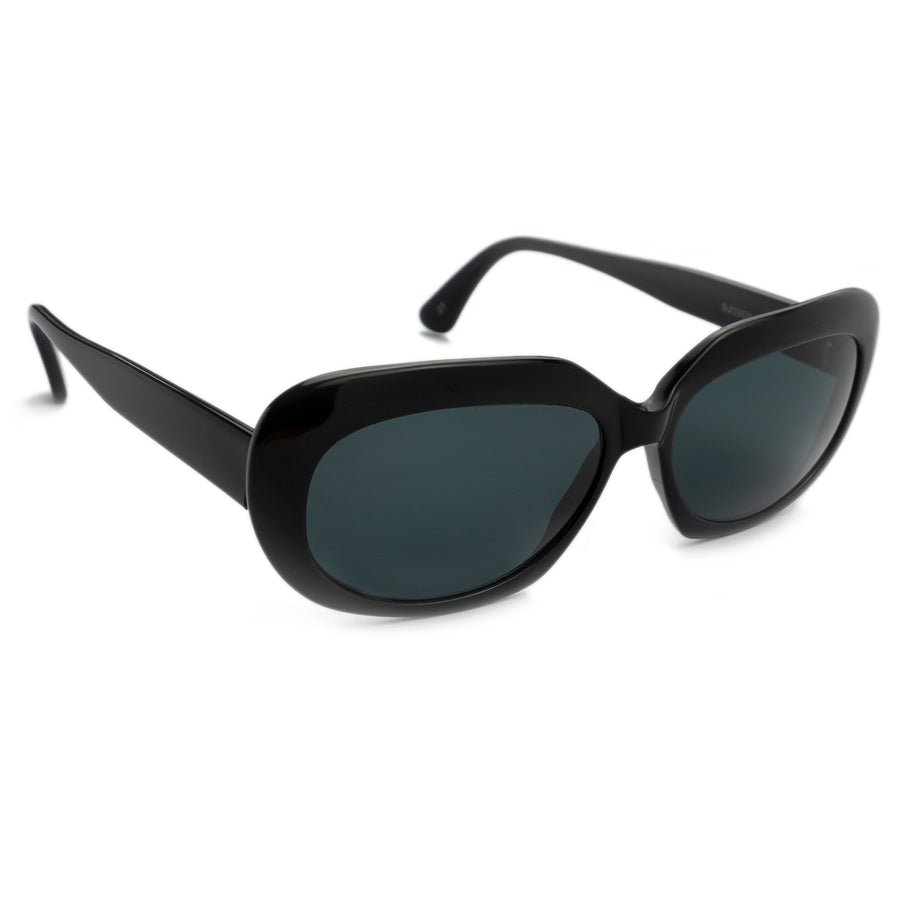 DJOSER BLACK | Oval sunglasses