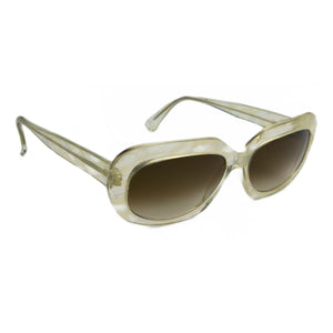 DJOSER TRANSPARENT YELLOW | Oval sunglasses