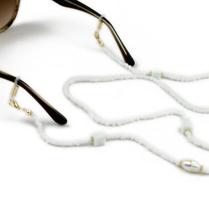 Sunglasses Chain | White Stone Beaded