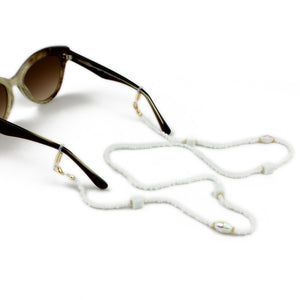 Sunglasses Chain | White Stone Beaded